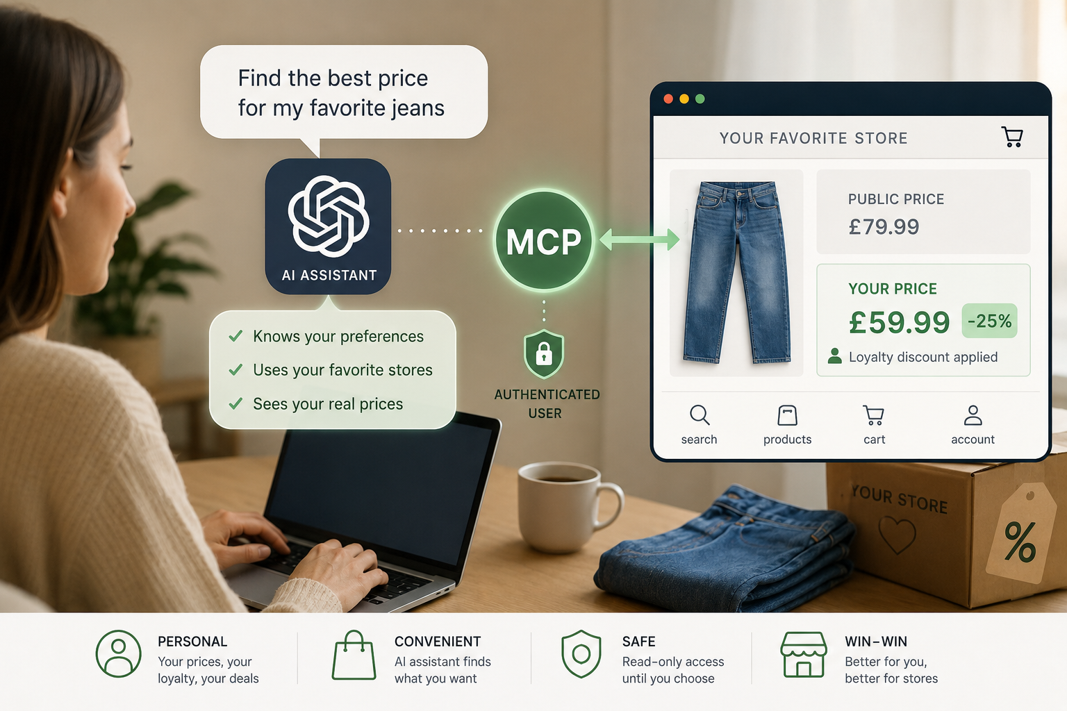 Why Don't Online Stores Offer an MCP Connector?