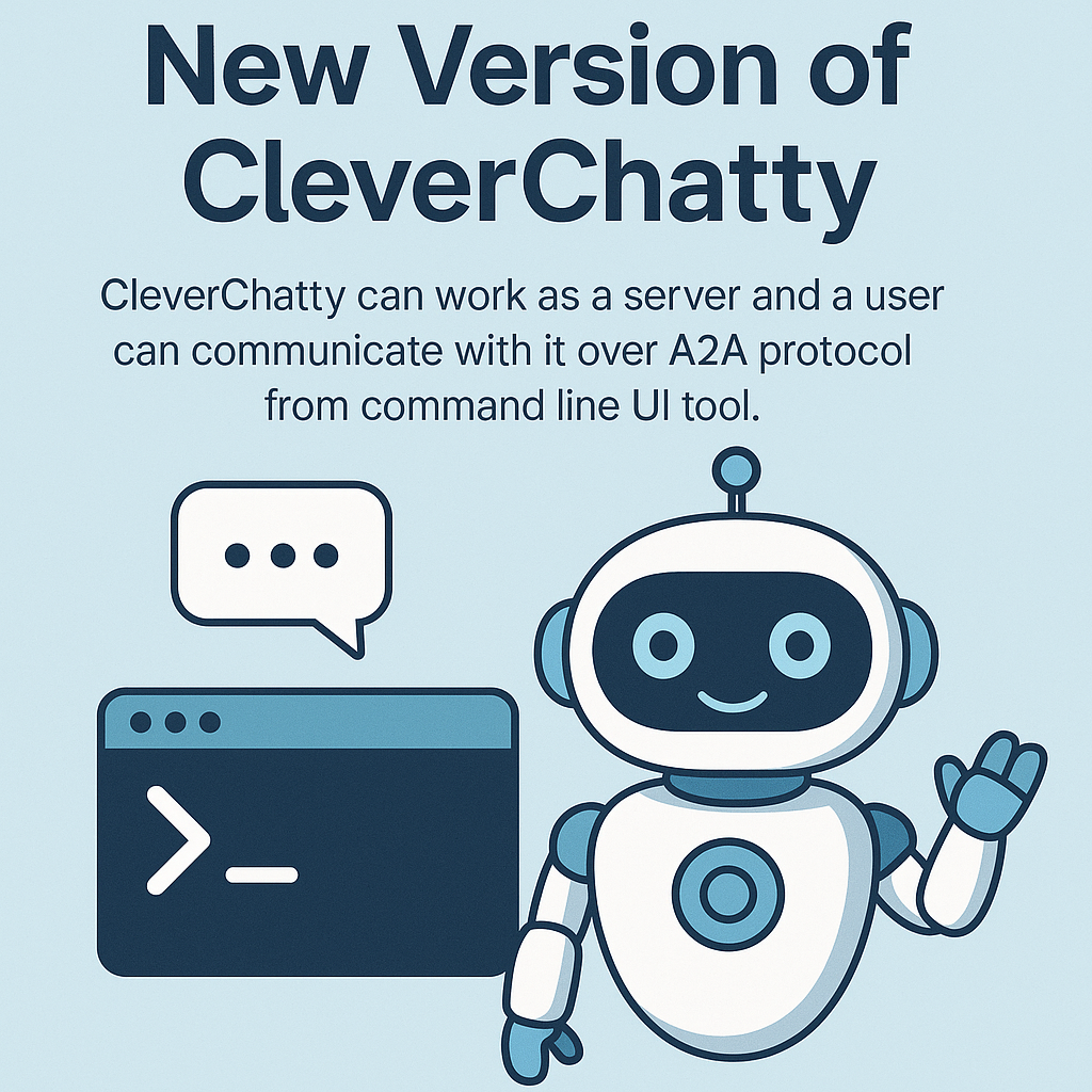 🚀 New Version of CleverChatty: Now with Server Mode & A2A Communication!